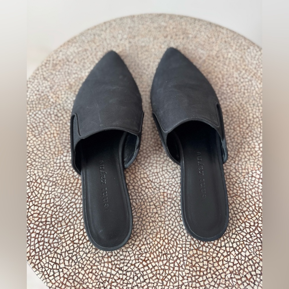 Jenni Kayne Size 36 (US 6) oiled leather mule shoes